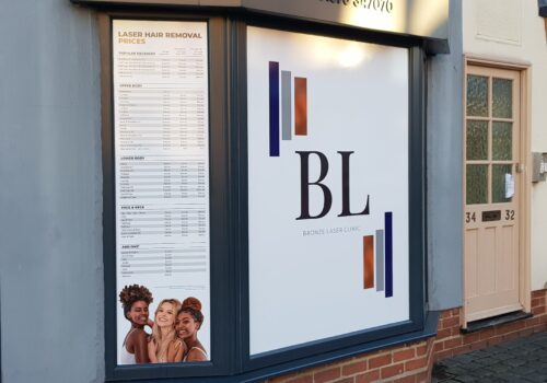 printed shop window graphics